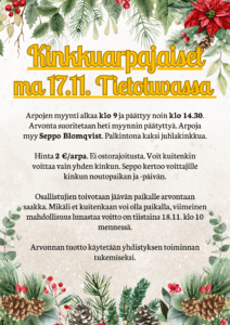 Kinkkuarpajaiset ma 17.11.